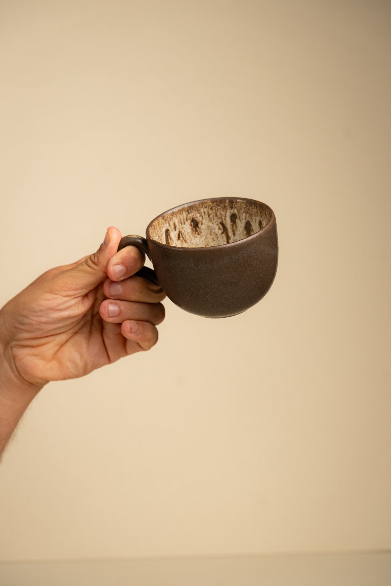 ספל תה עם ידית בצבעי נגה | 265 מ"ל - Ceramora כוסות לאטה