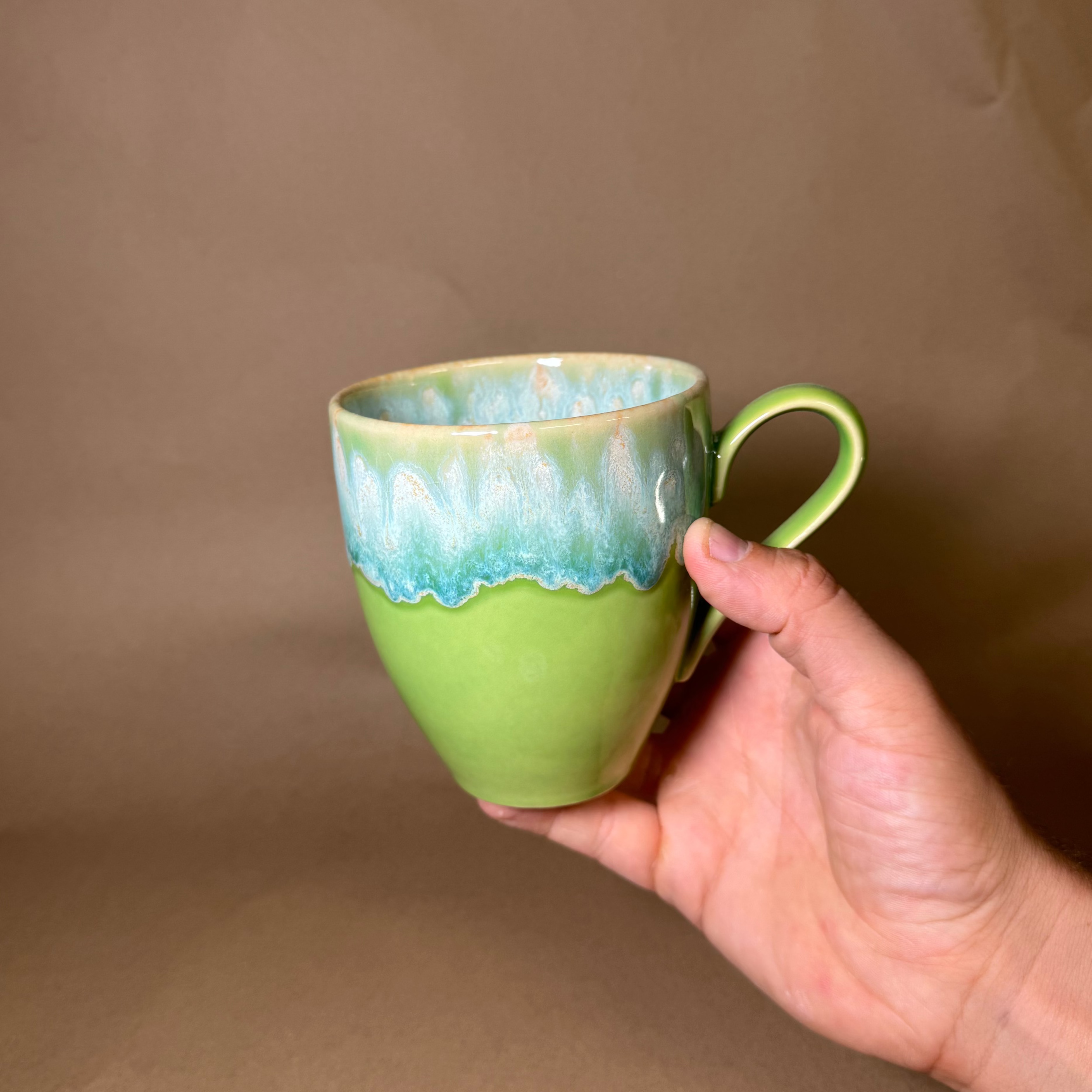 מאג קרמיקה/חרס סדרת ים עם ידית