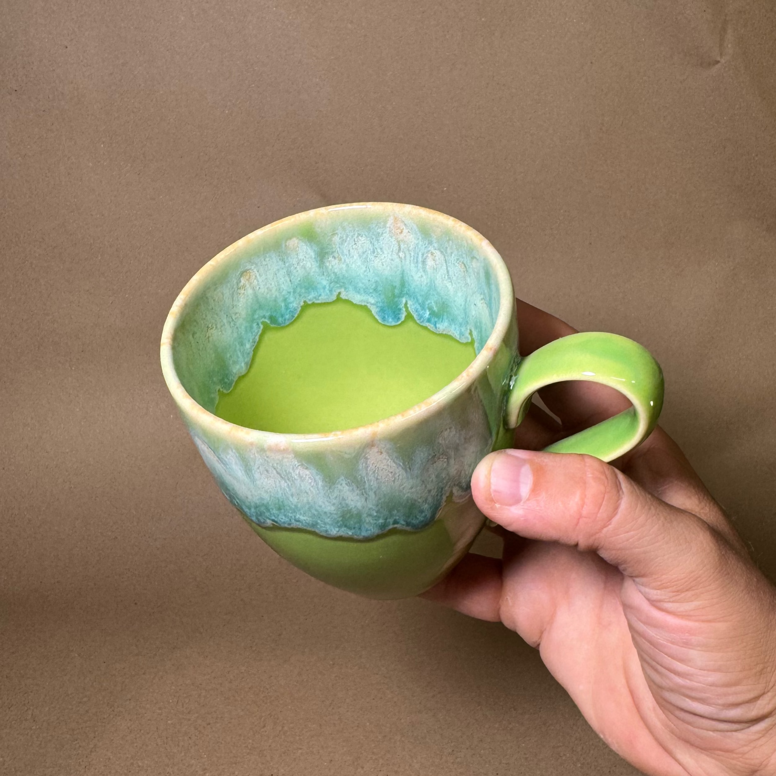 מאג קרמיקה/חרס סדרת ים עם ידית