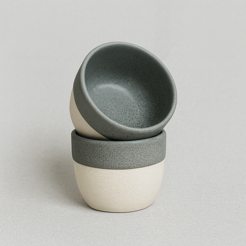 אספרסו עגלגלות – בהיר 80 מ"ל - Ceramora כוסות אספרסו