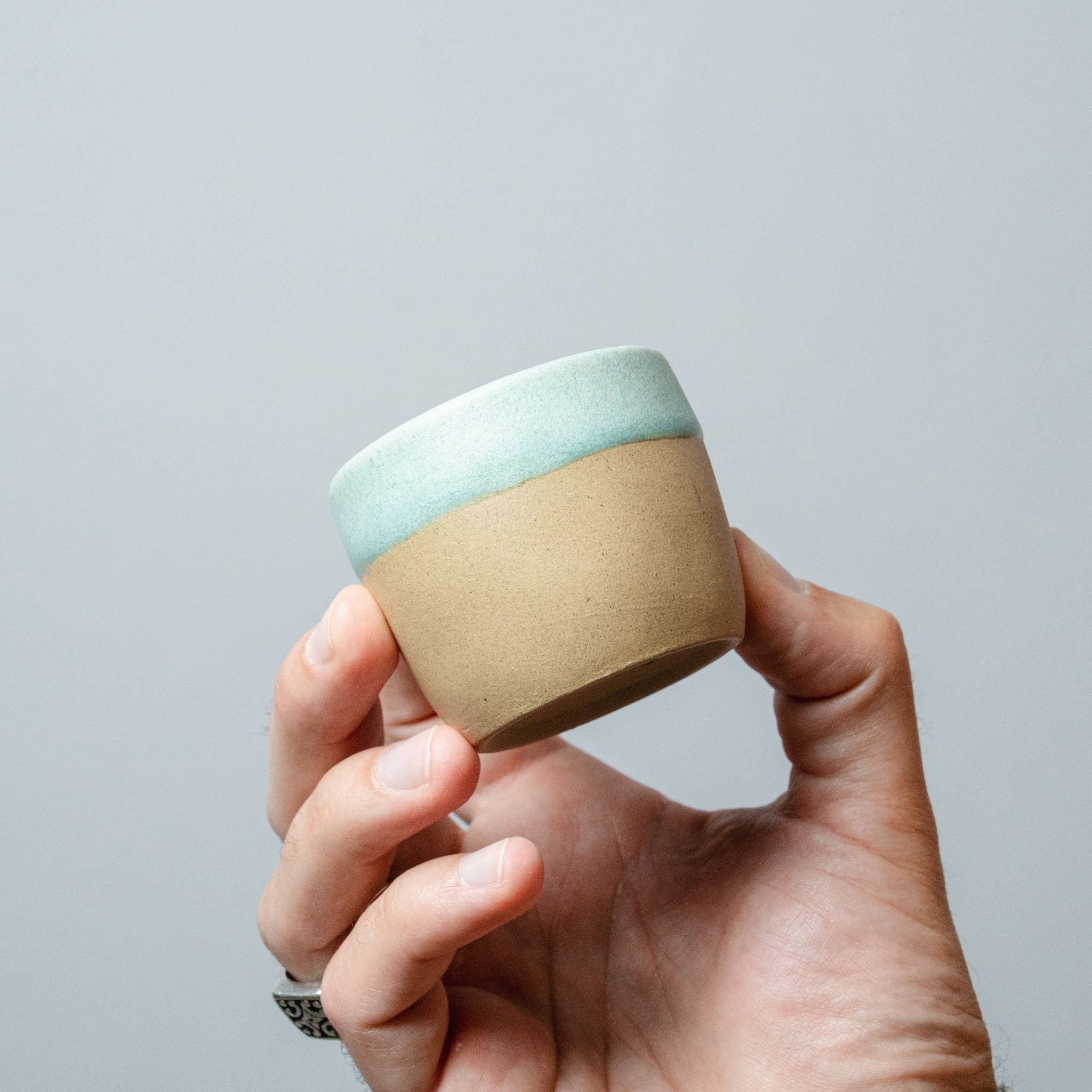 אספרסו עגלגלות | טורקיז - Ceramora