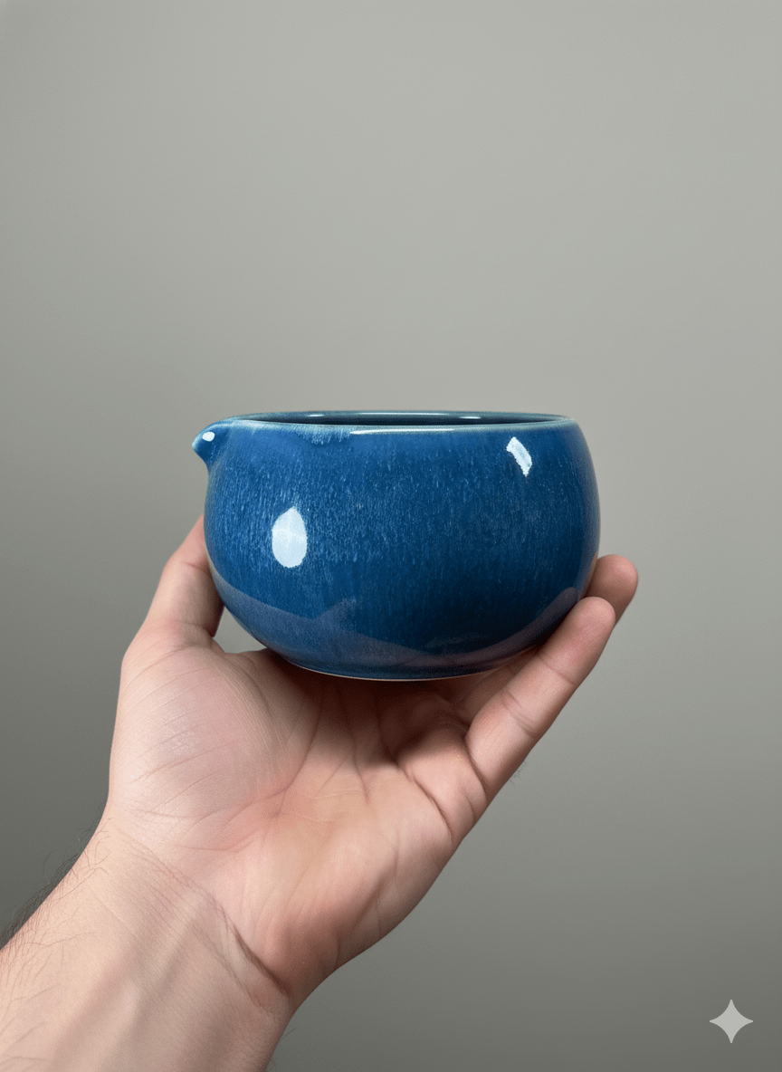 קערת מאצ׳ה מקרמיקה כחולה – מהדורה מוגבלת - Ceramora כוסות קורטדו