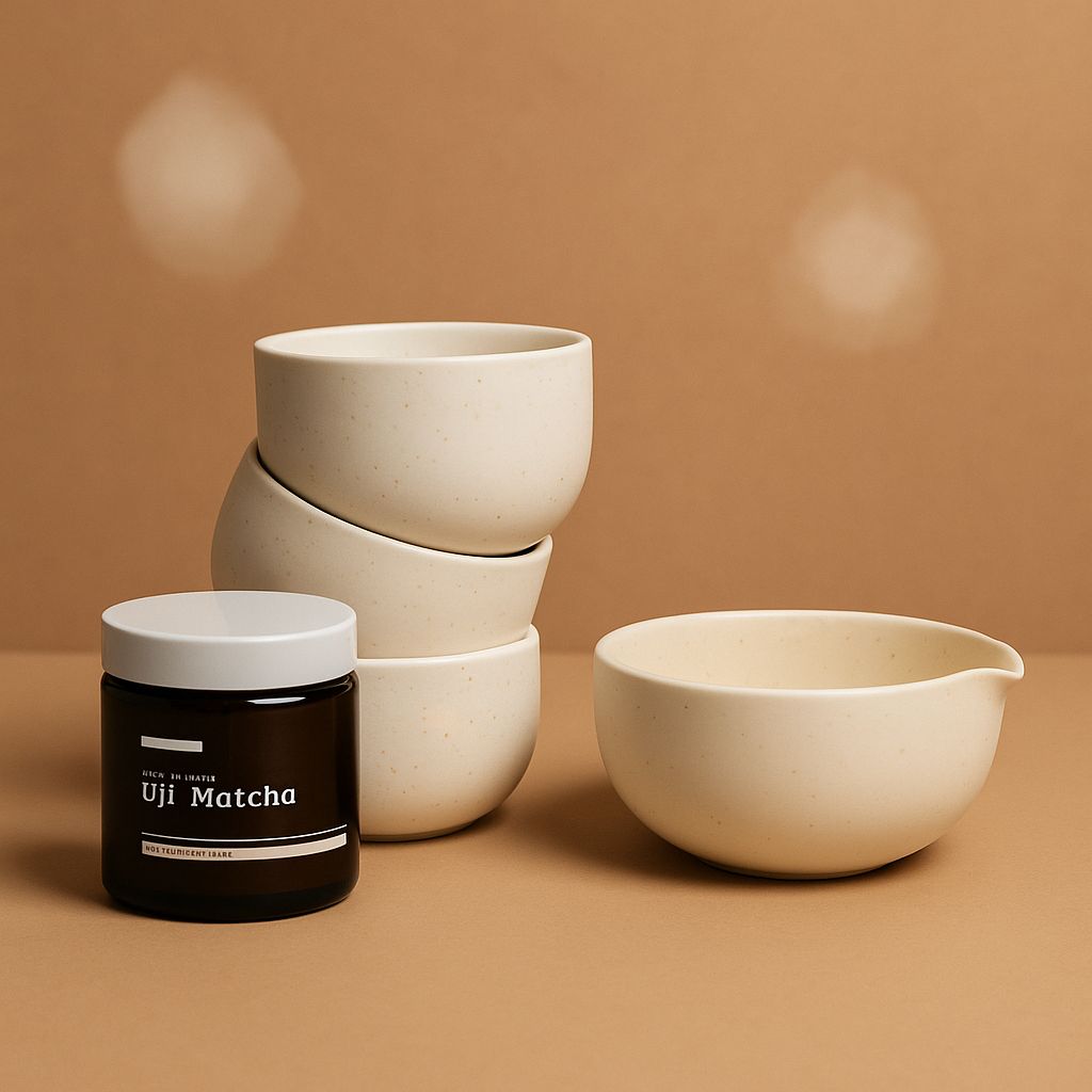 מארז מתנה | מאצ'ה - Ceramora כוסות קורטדו