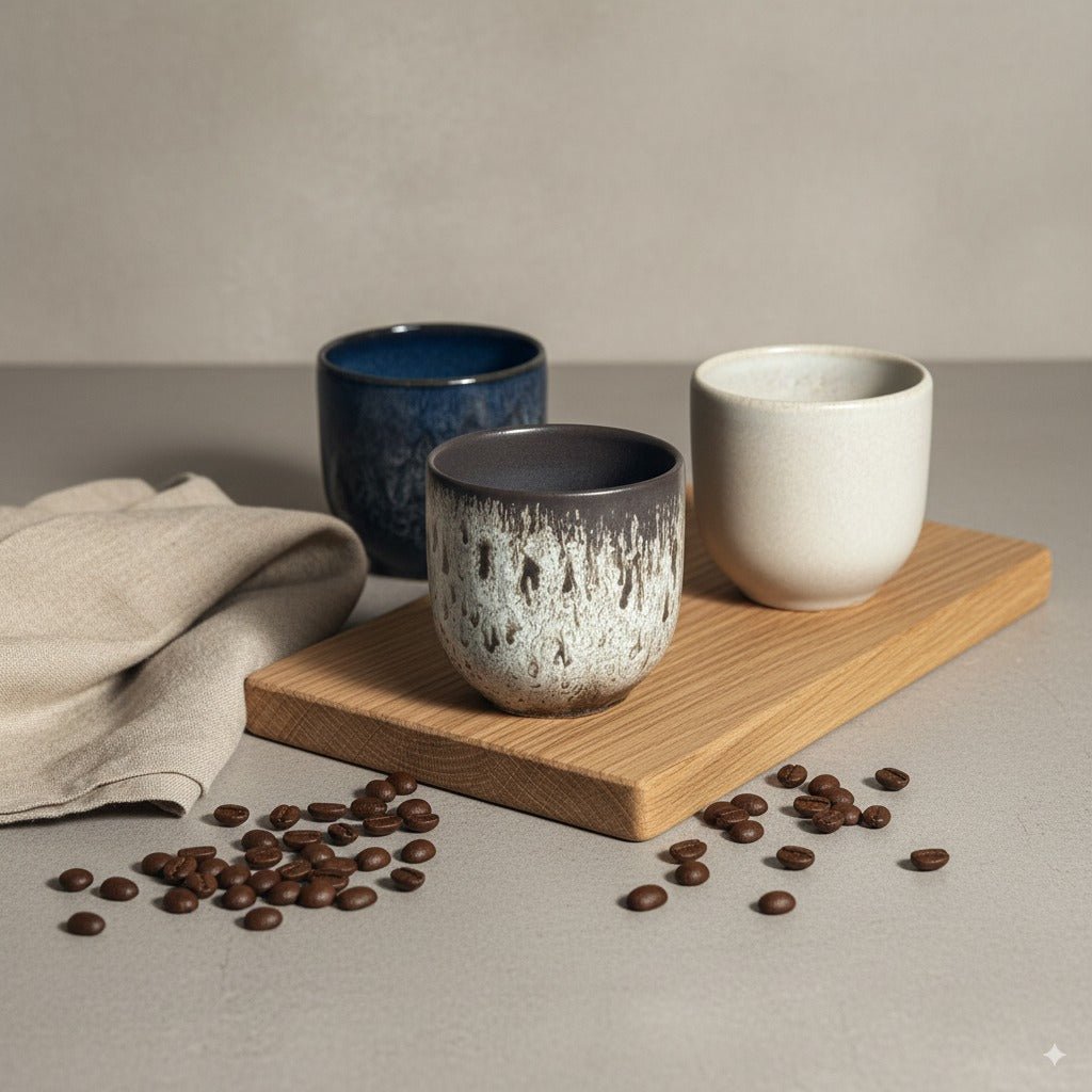 מארז מתנה – רביעיית כוסות קפוצ'ינו מסדרת נגה - Ceramora כוסות קורטדו