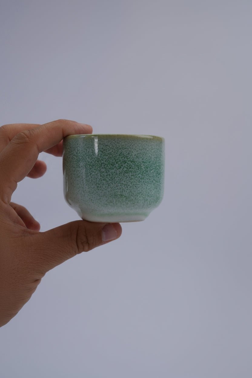 כוס אספרסו/קורטדו - סדרת מלס - מנטה - Ceramora כוסות אספרסו