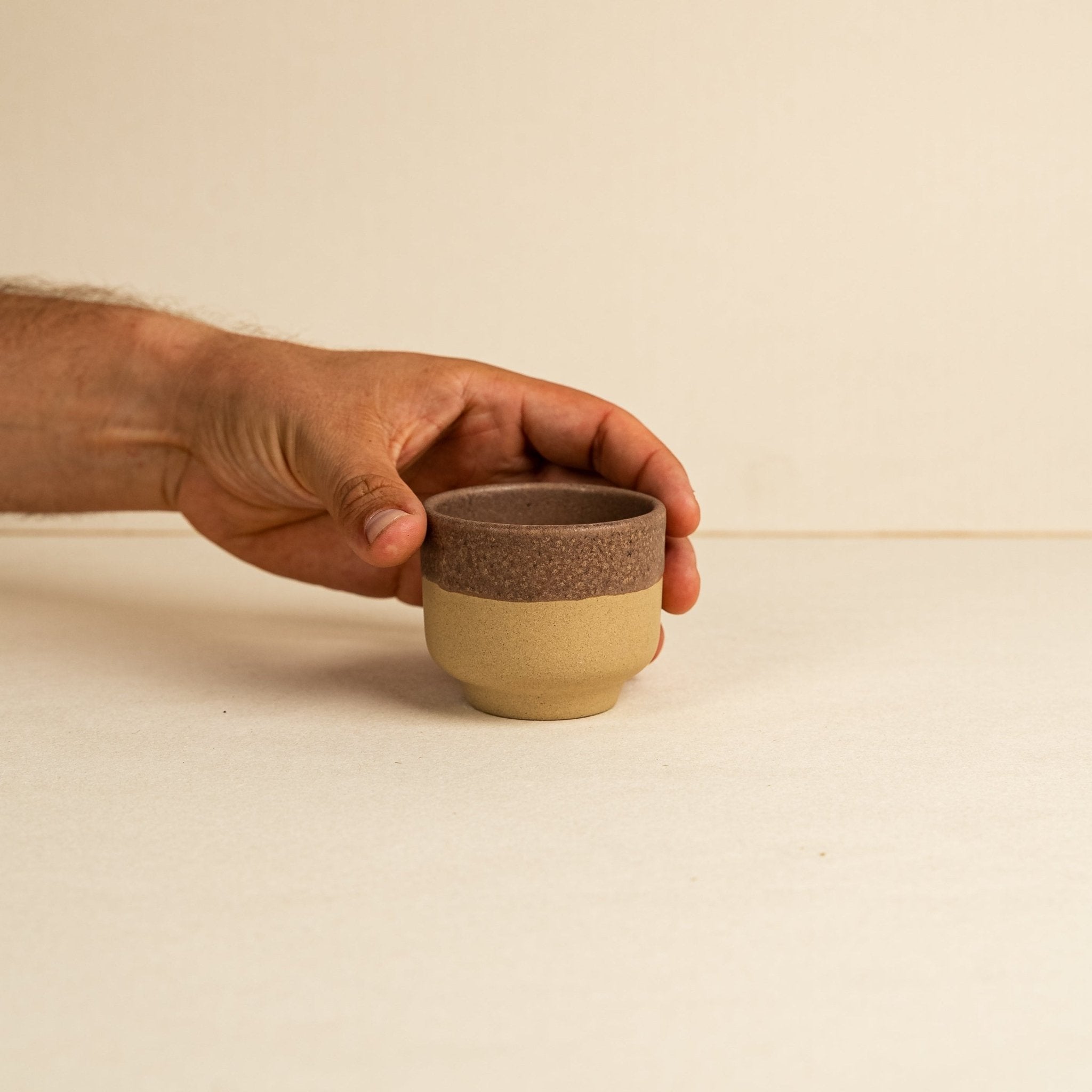 כוס אספרסו / קורטדו – סדרת שבתאי - Ceramora כוסות אספרסו