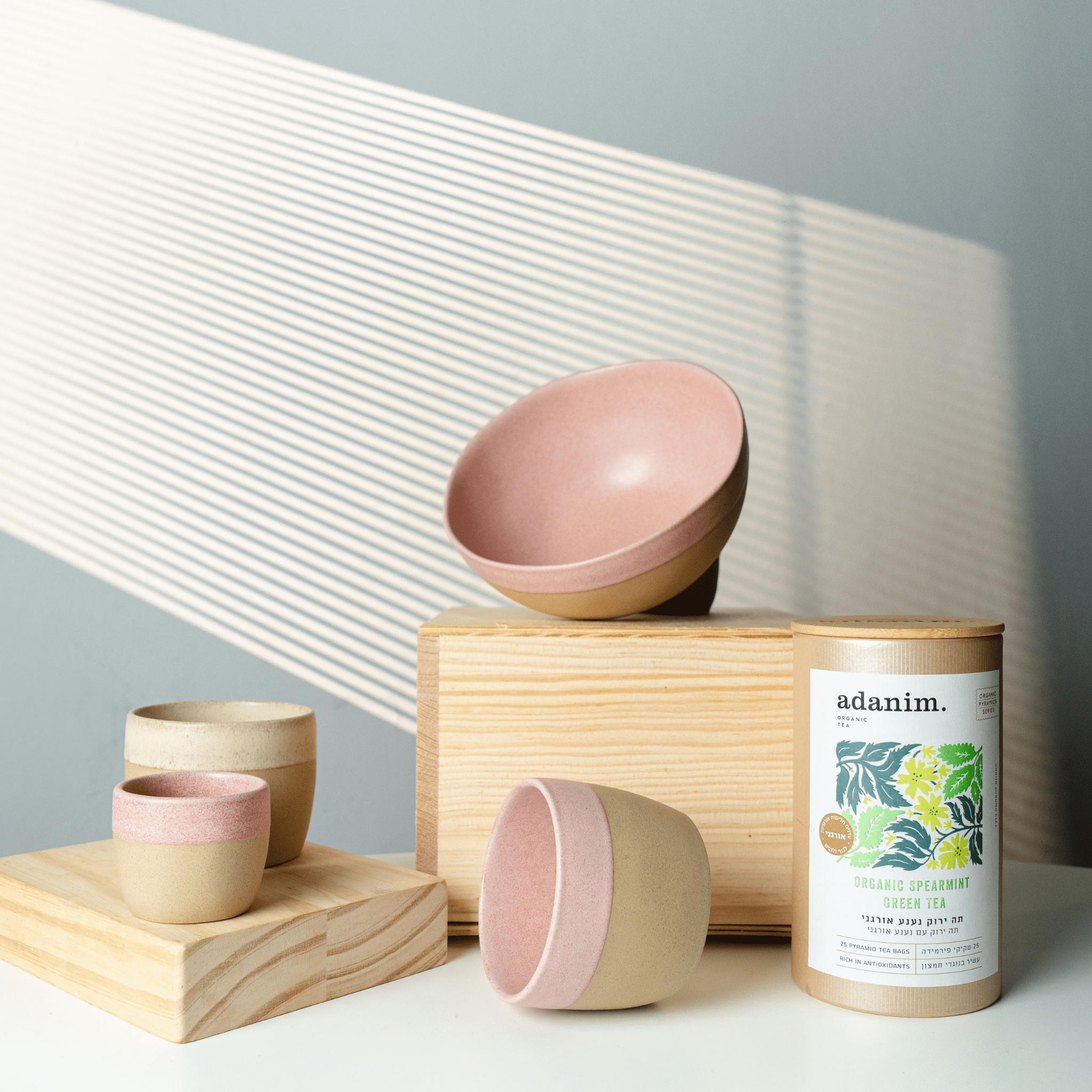 שישית קערות מקרמיקה ראמן - סדרת עגלגלות - Ceramora כוסות קורטדו