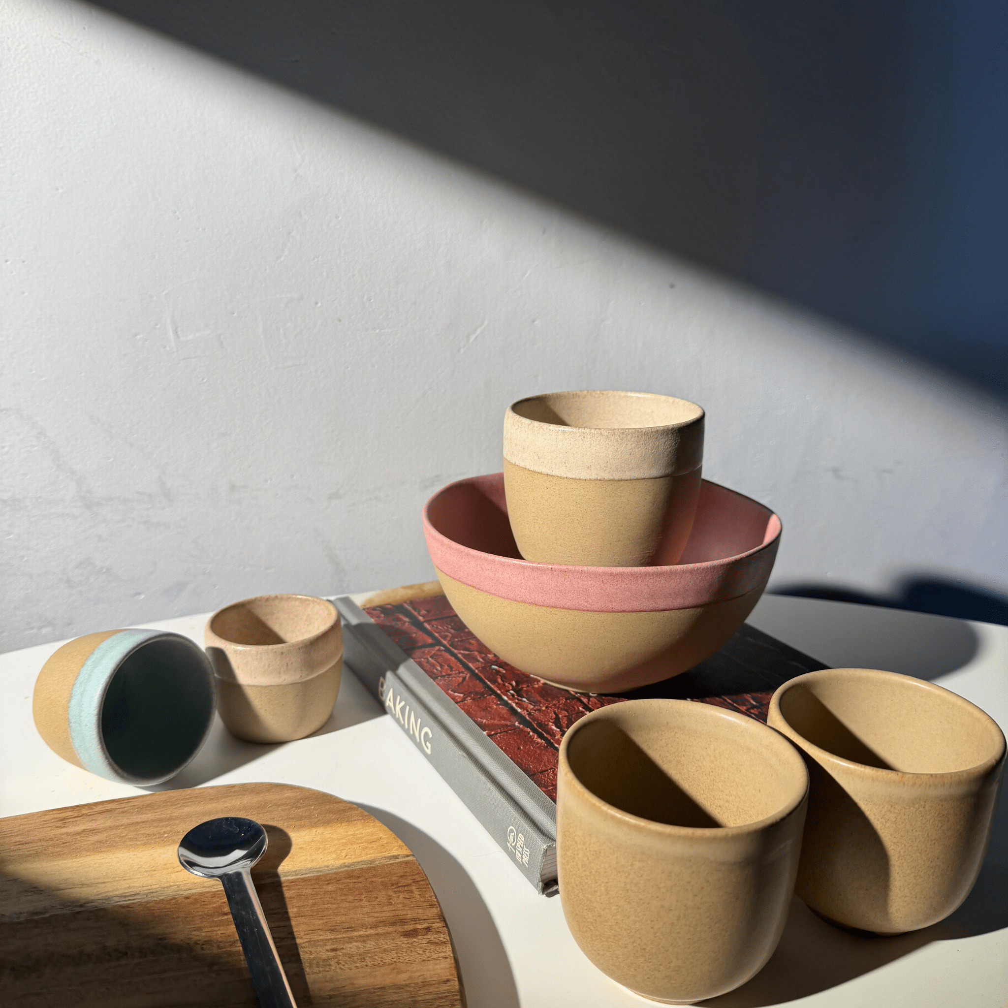 שישית קערות מקרמיקה ראמן - סדרת עגלגלות - Ceramora כוסות קורטדו