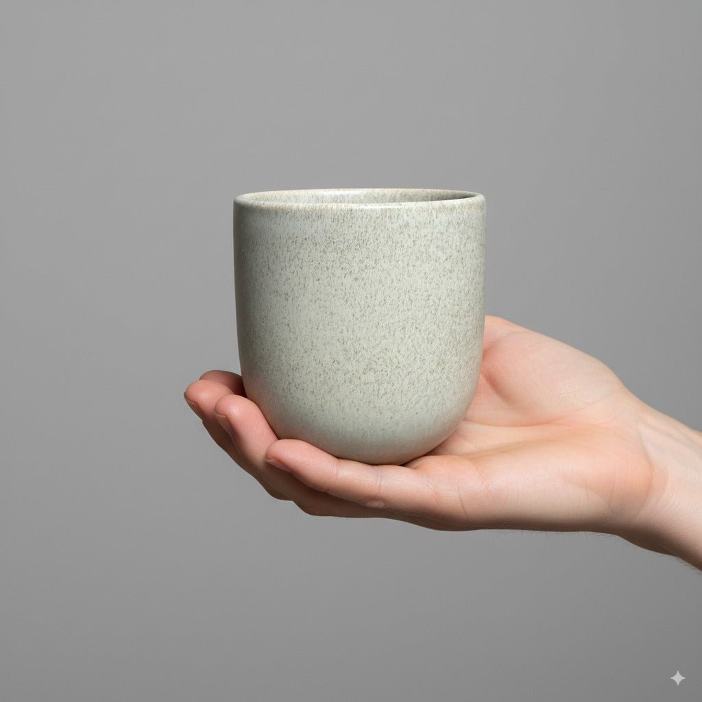 כוס קפוצ'ינו גדול – חיבוק מסדרת נגה - Ceramora כוסות מאג