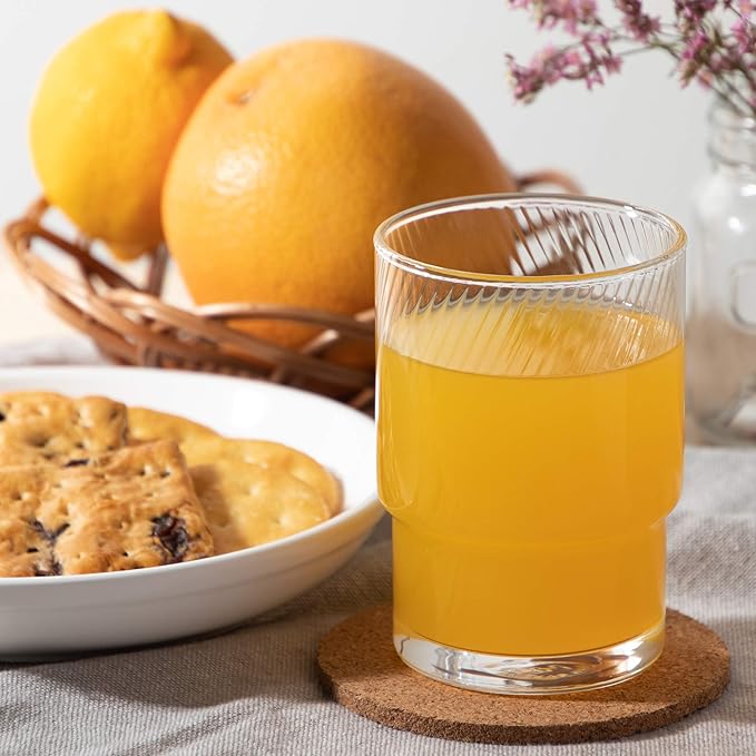 כוס זכוכית יפנית 250 מ"ל – שילוב של אסתטיקה ועמידות - Ceramora כוסות לאטה