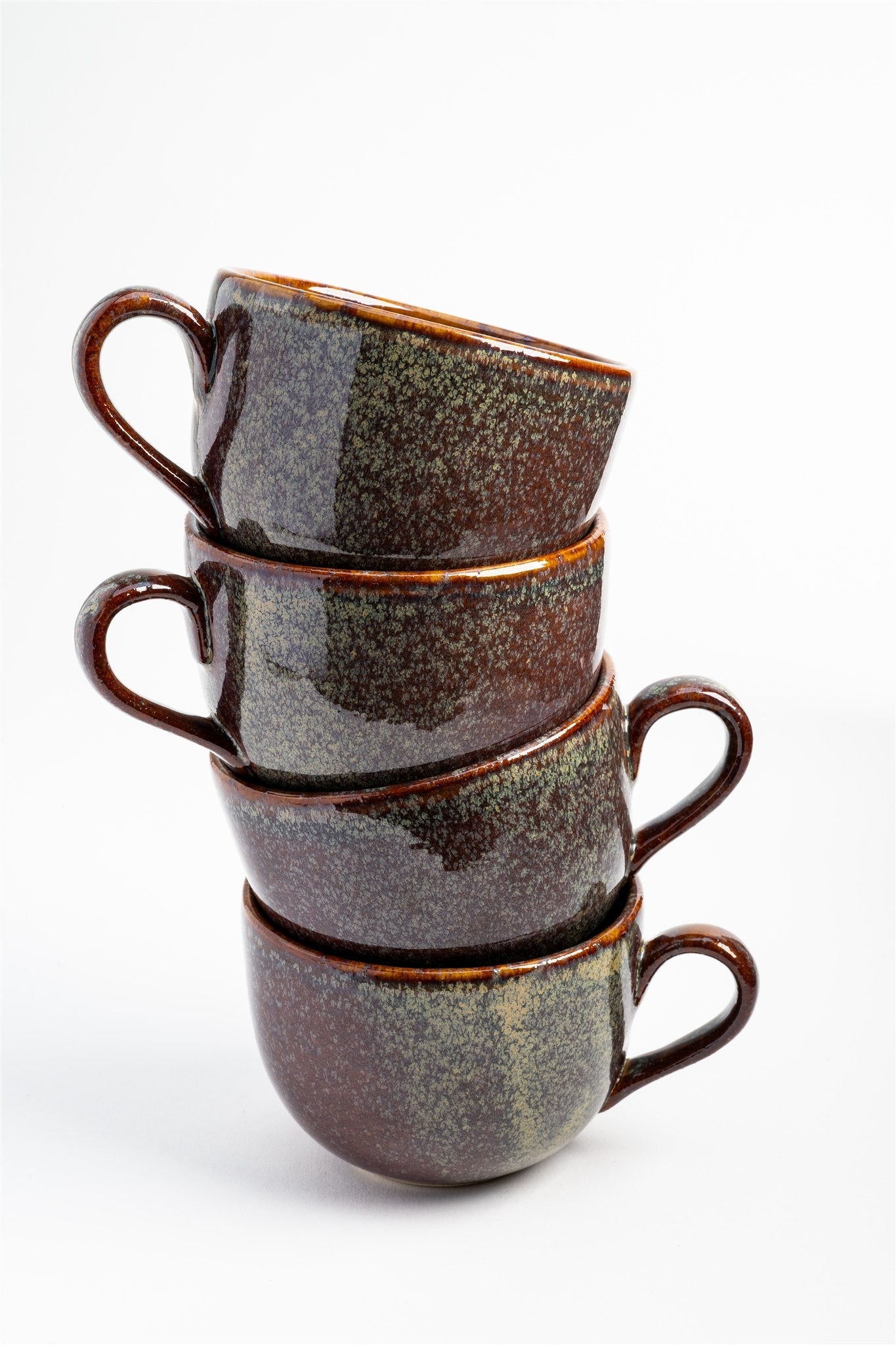 ספל תה עם ידית בצבעי נגה | 265 מ"ל - Ceramora כוסות לאטה