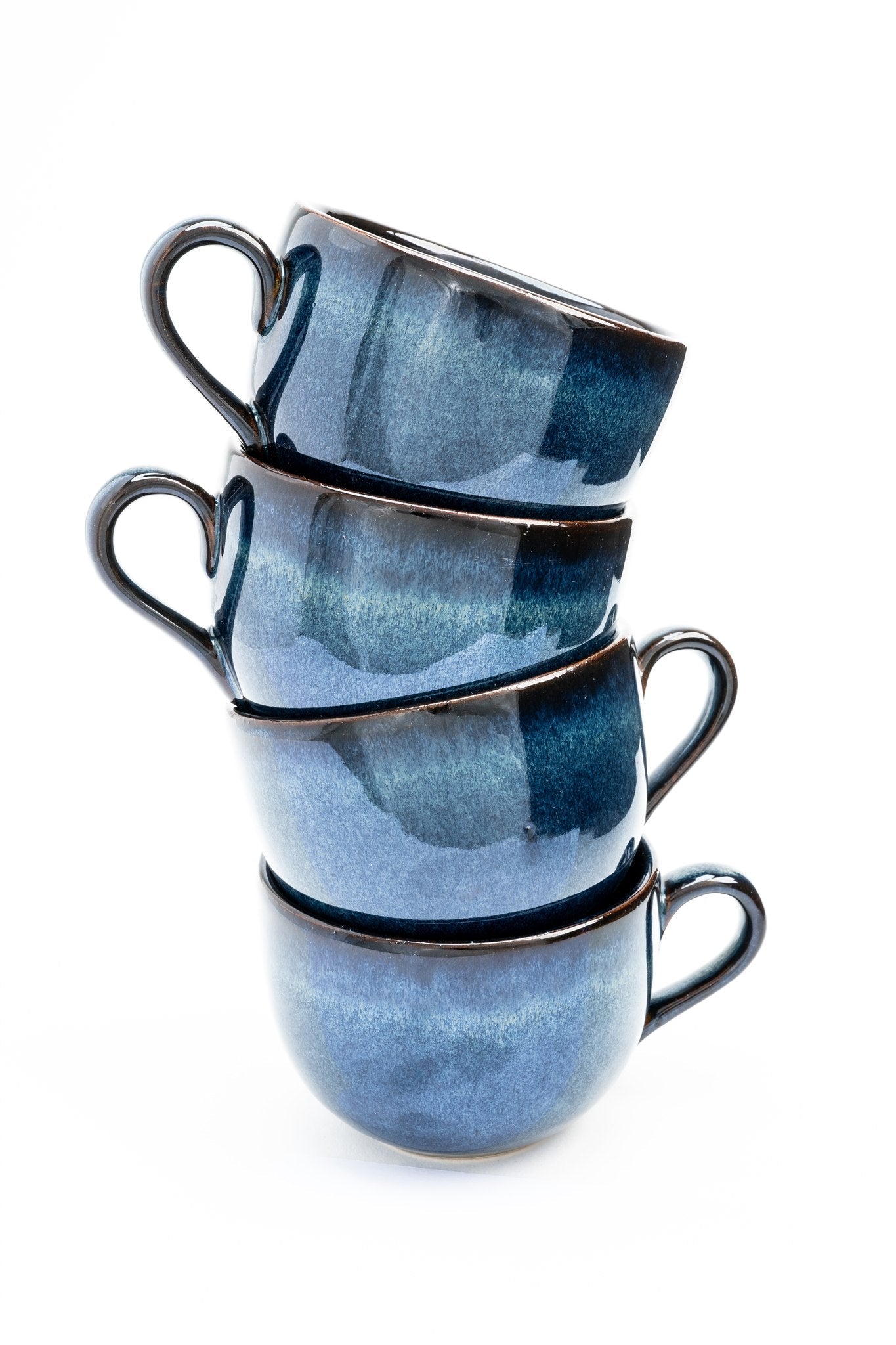 ספל תה עם ידית בצבעי נגה | 265 מ"ל - Ceramora כוסות לאטה