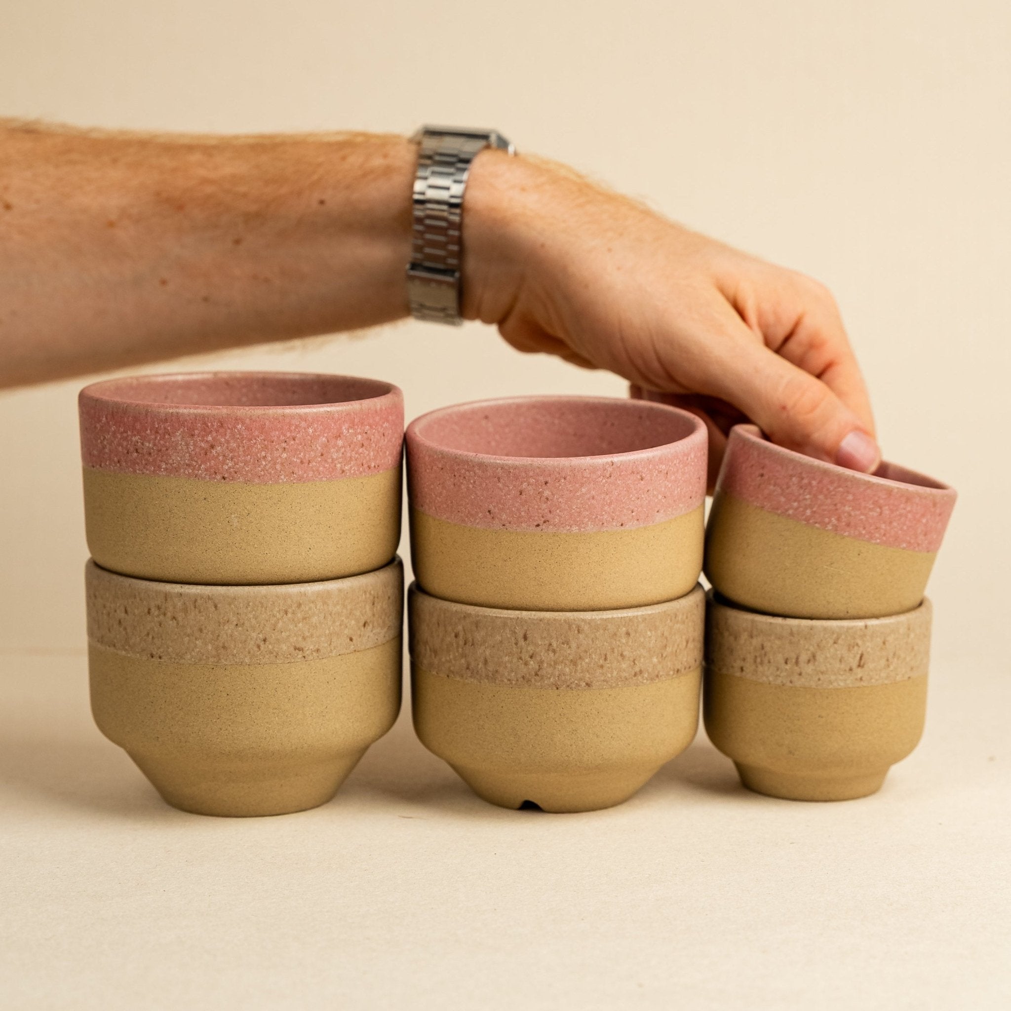 (מארז שלושת הגדלים - סדרת שבתאי (6 יחידות - Ceramora כוסות אספרסו