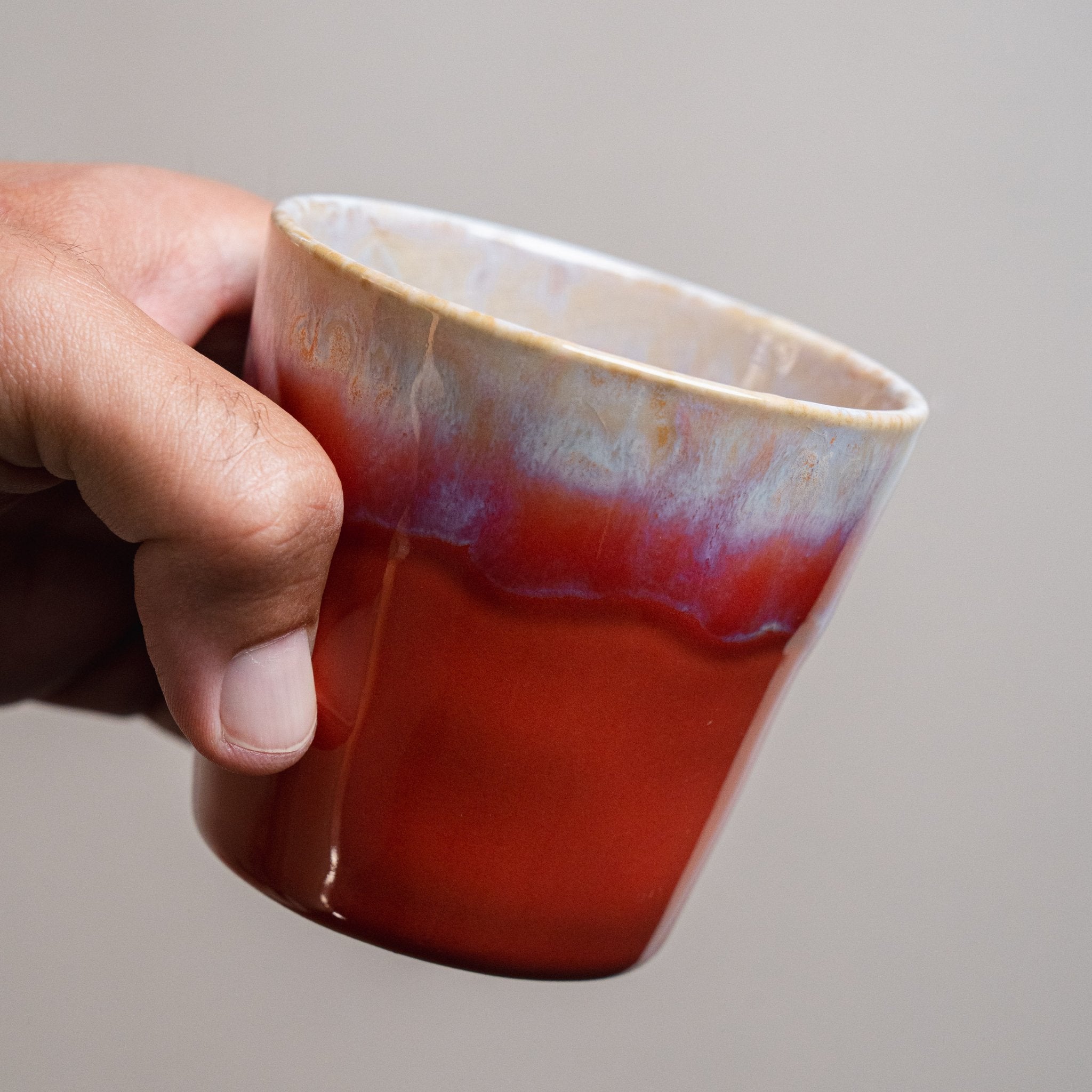 מארז מתנה מעץ - קפוצ׳ינו מסדרת ים - Ceramora כוסות קורטדו