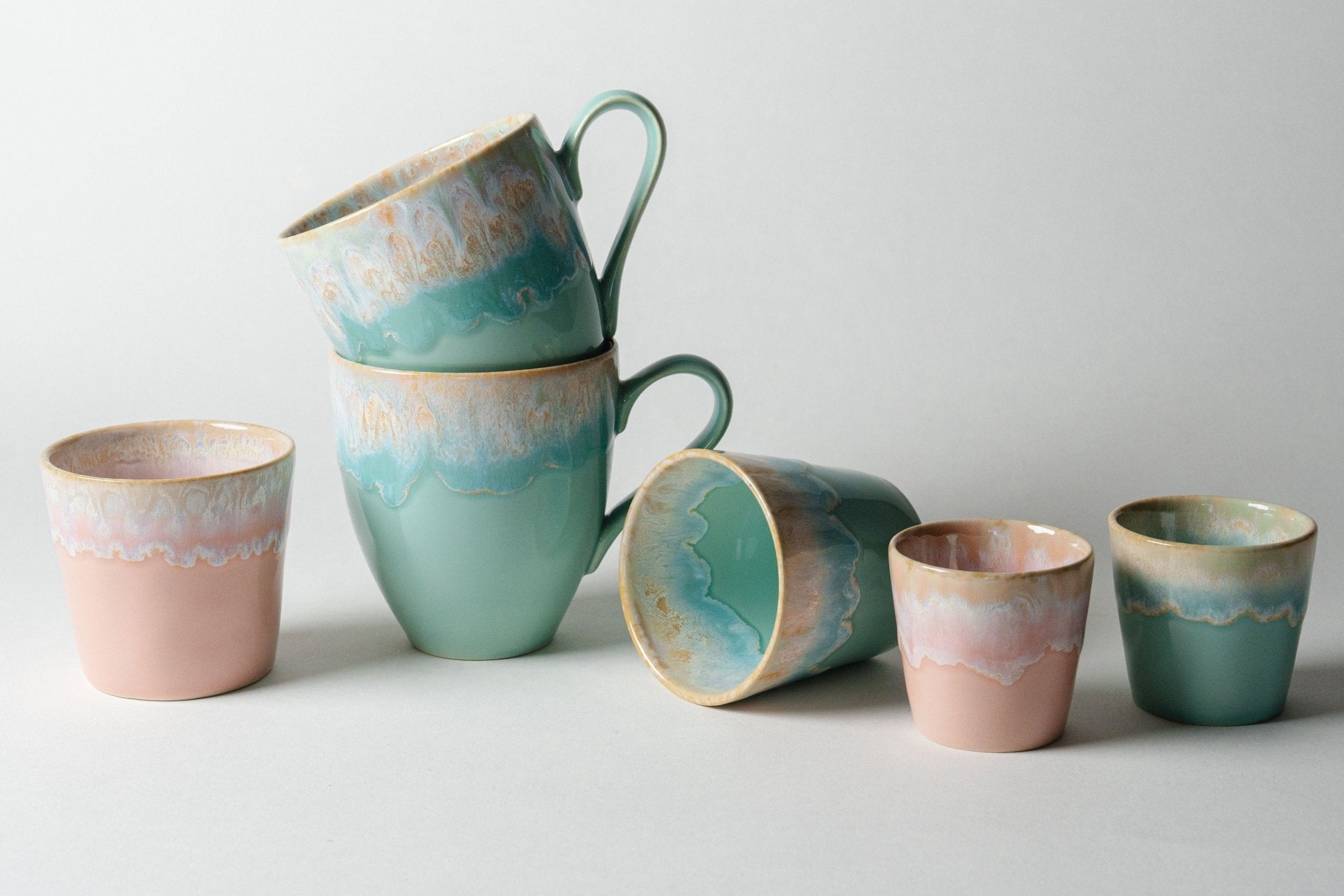 מארז זוגות | סדרת ים - Ceramora כוסות קורטדו