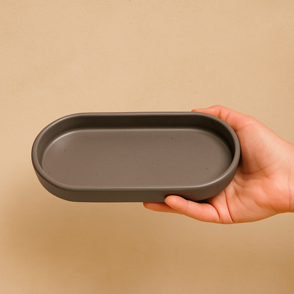 מגש הגשה לאספרסו | פקאן - Ceramora