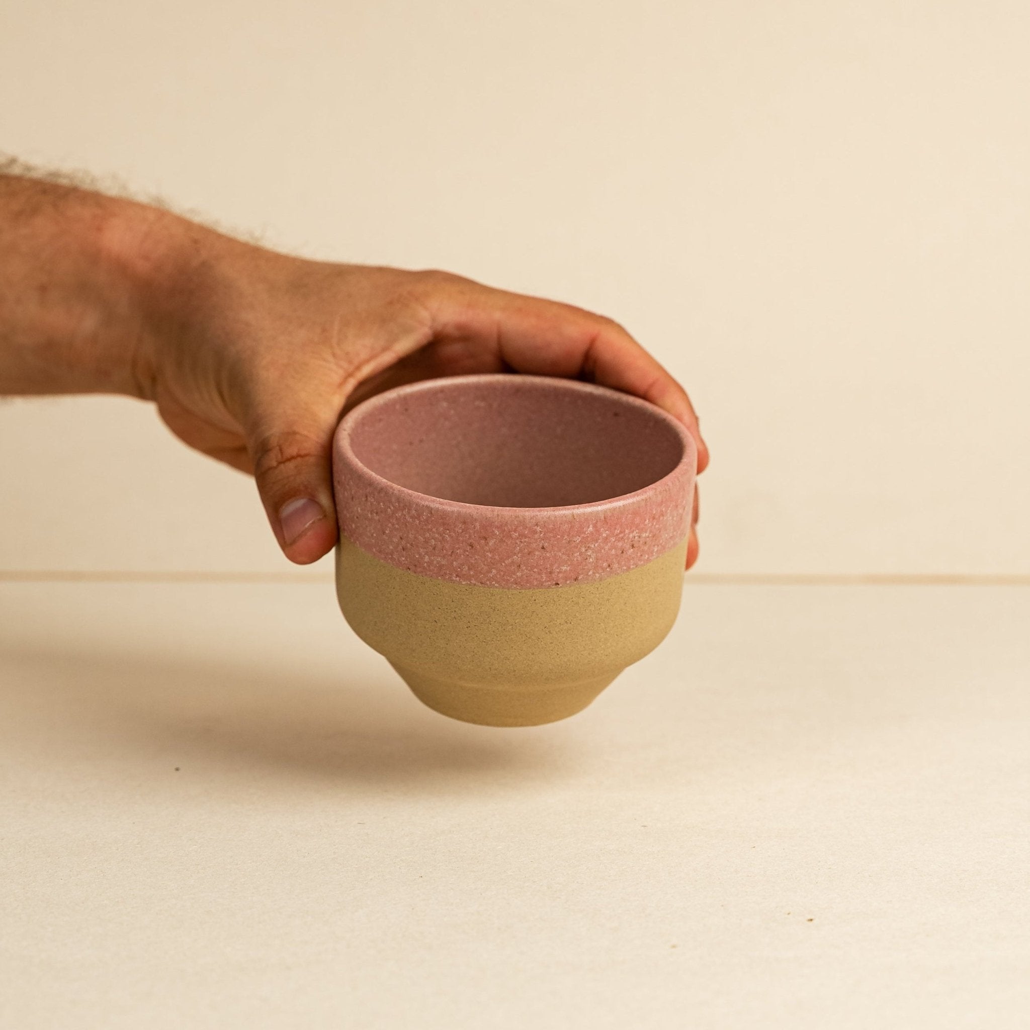 כוס קפוצ׳ינו בינוני – סדרת שבתאי - Ceramora כוסות לאטה