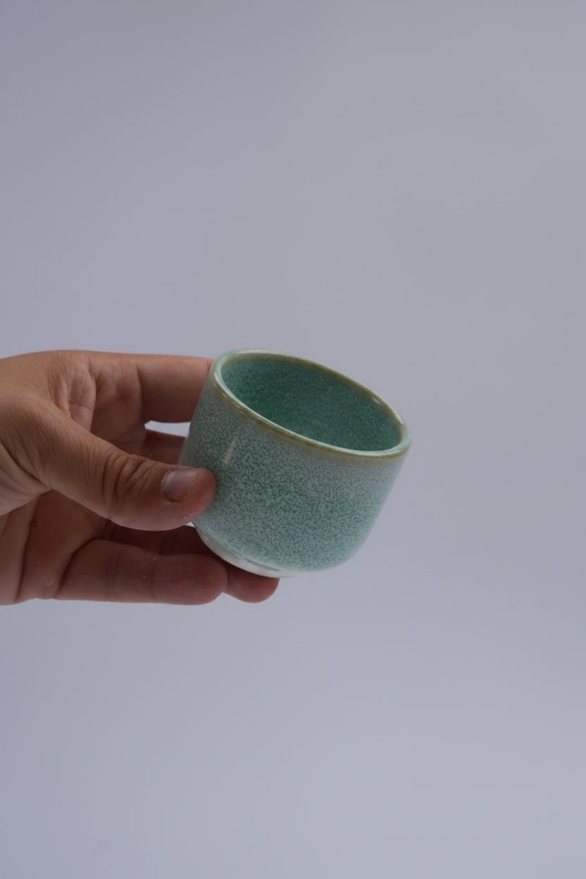 כוס אספרסו/קורטדו - סדרת מלס - מנטה - Ceramora כוסות אספרסו