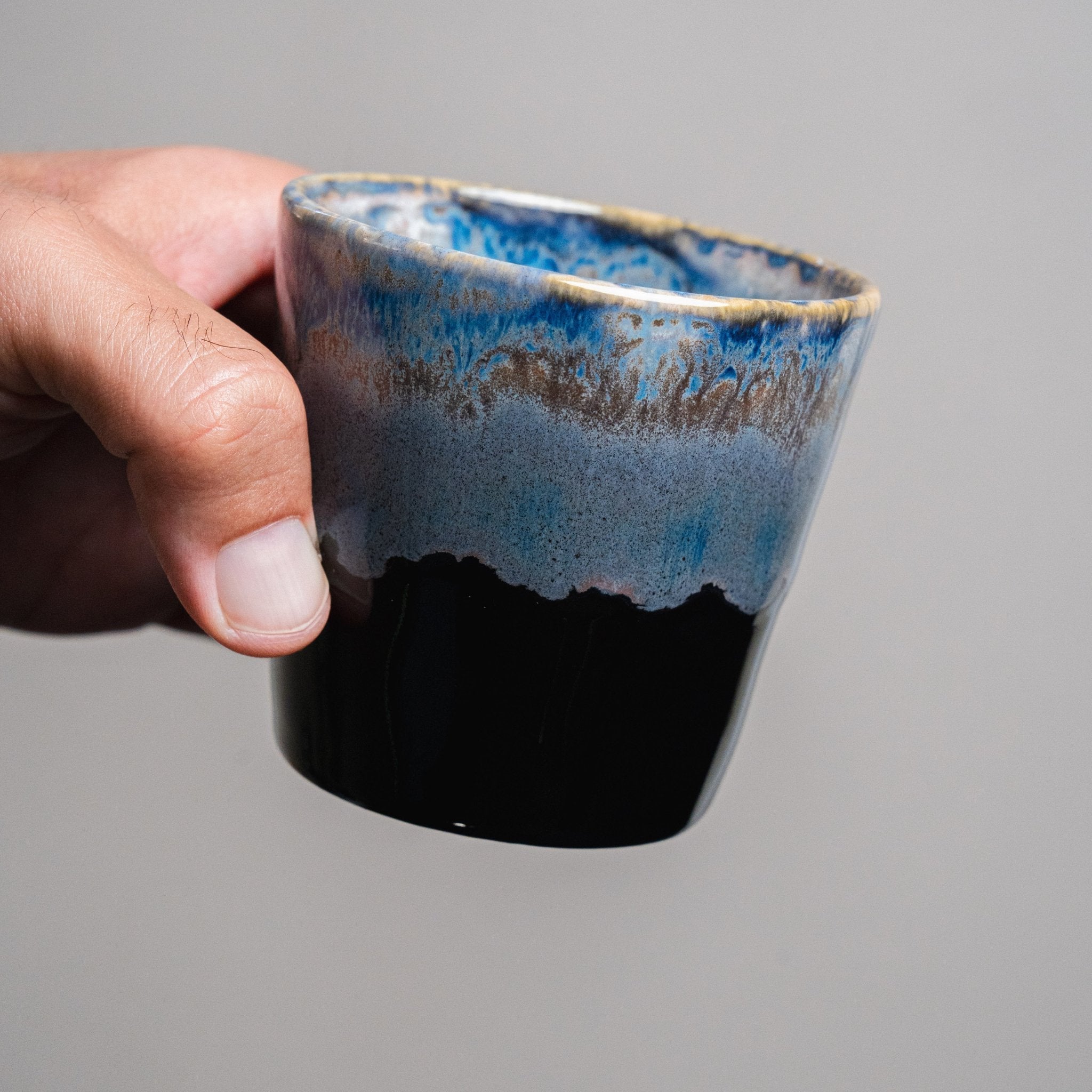 מארז שלישיית כוסות קפוצ'ינו – סדרת ים - Ceramora כוסות לאטה