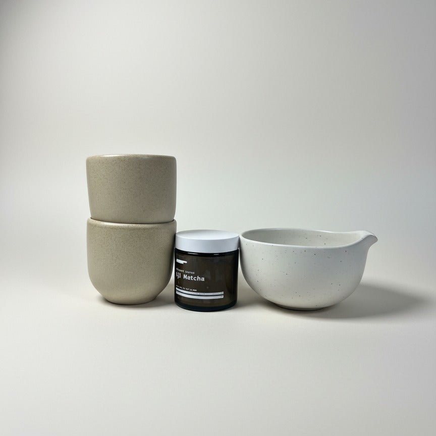 ערכה להכנת מאצ׳ה - Ceramora כוסות קורטדו