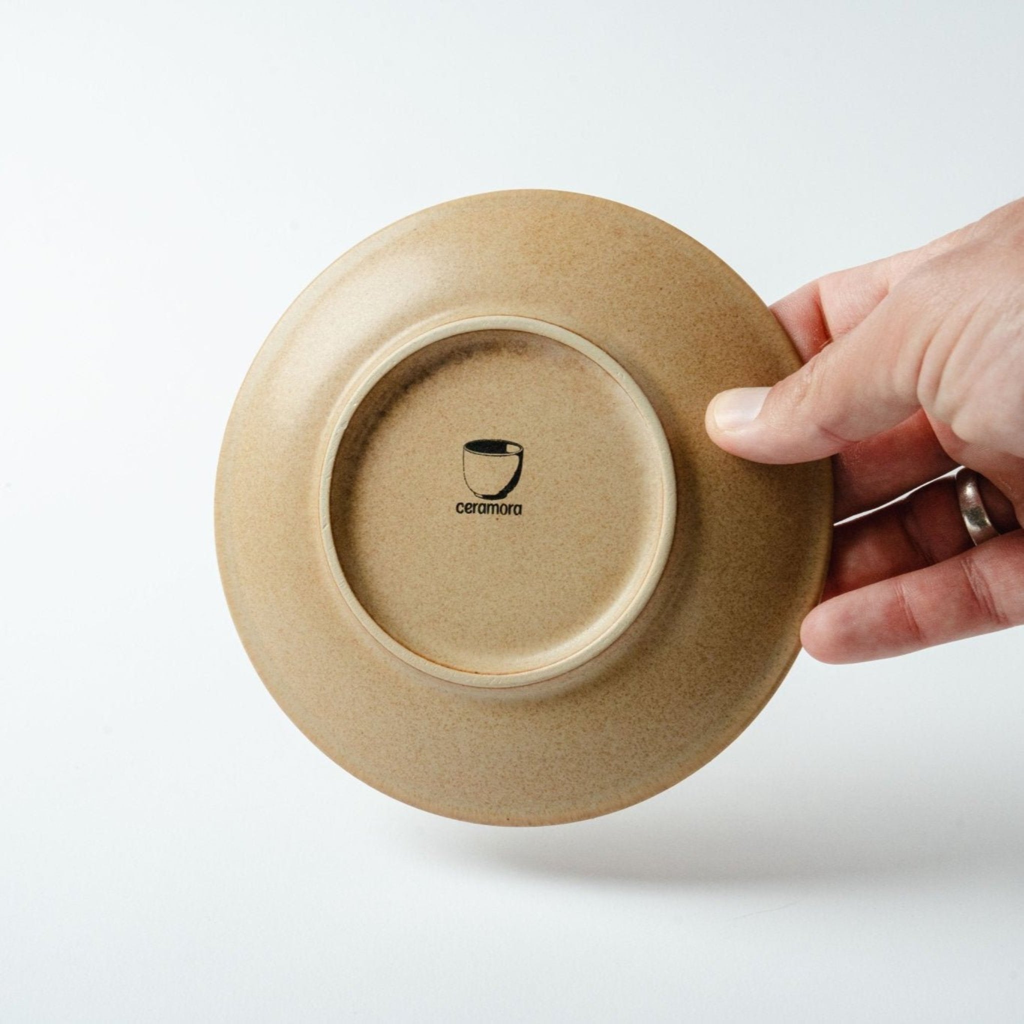 ספל תה עם ידית בצבעי נגה – 265 מ"ל - Ceramora כוסות לאטה