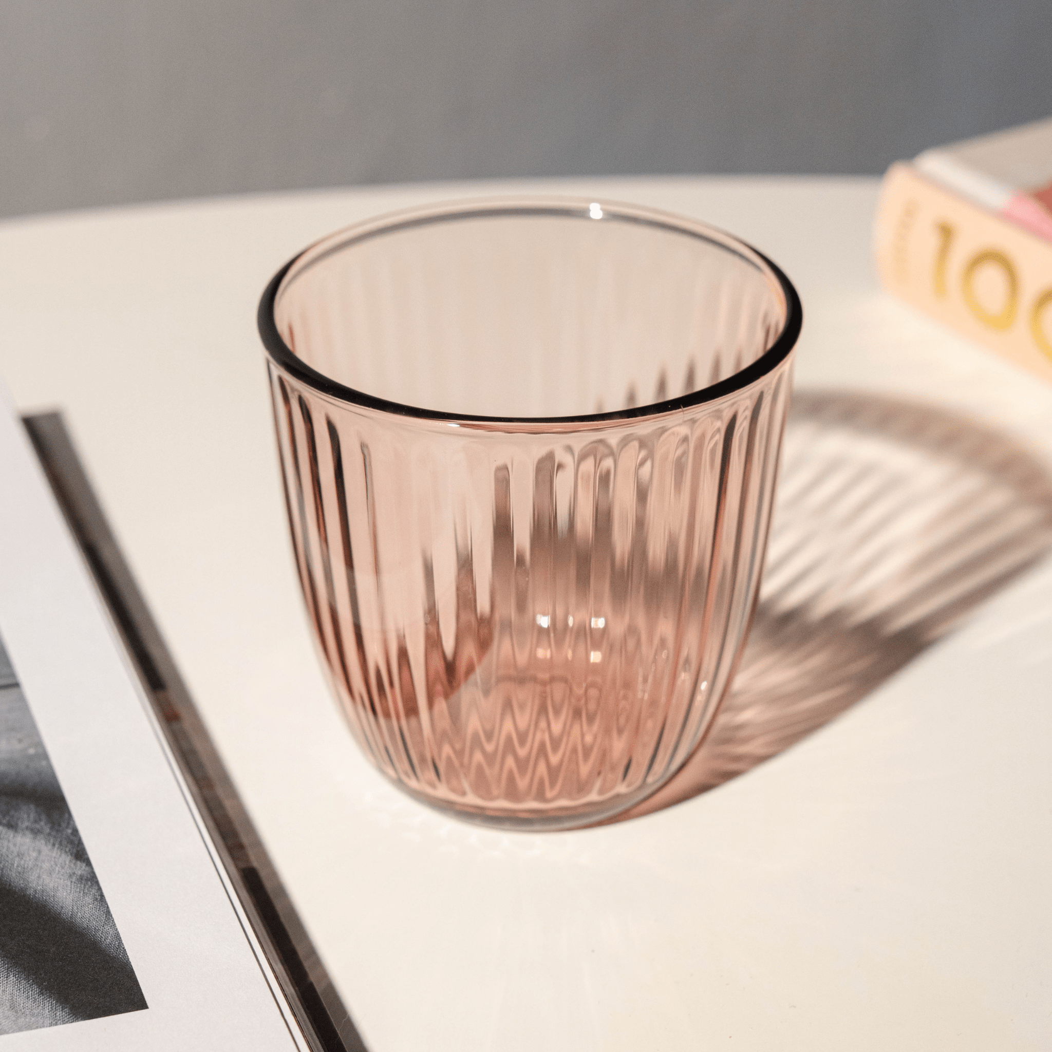 כוס זכוכית | פסים - Ceramora כוסות מאג