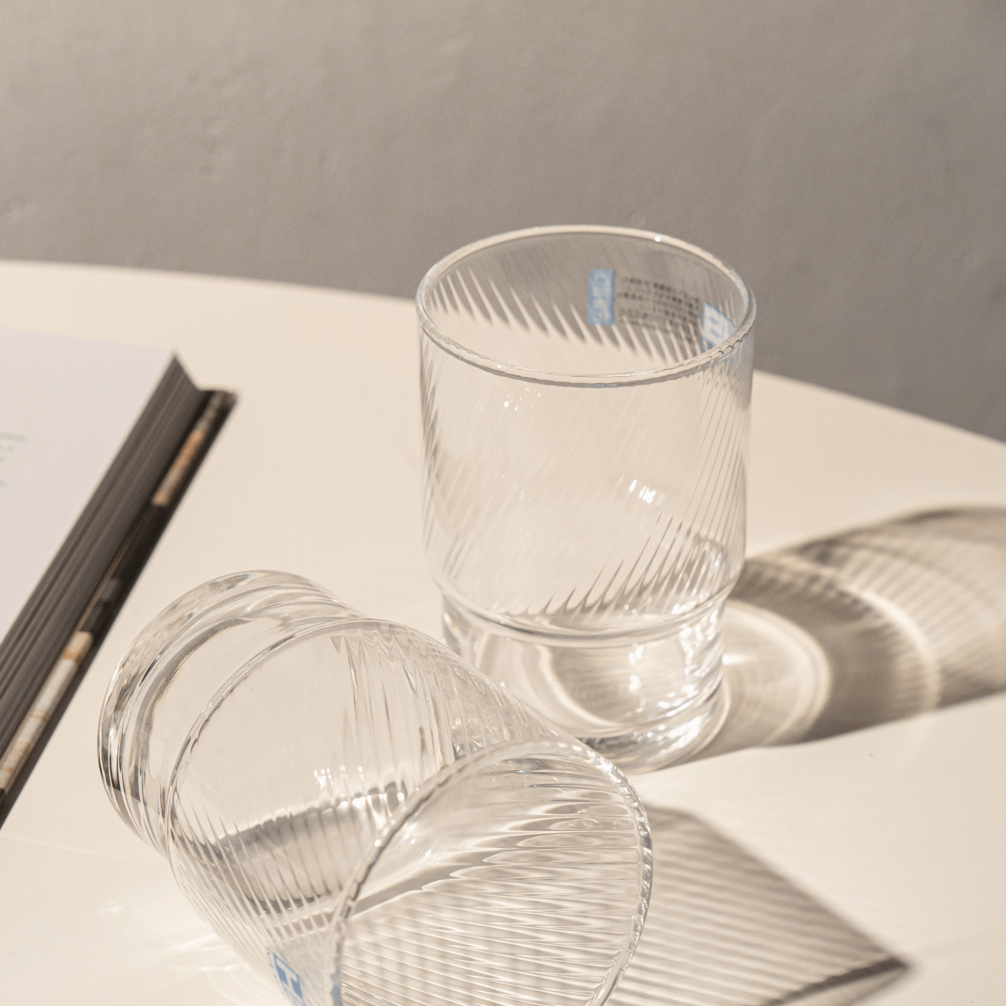 כוס זכוכית יפנית - 200 מ׳׳ל - Ceramora כוסות לאטה